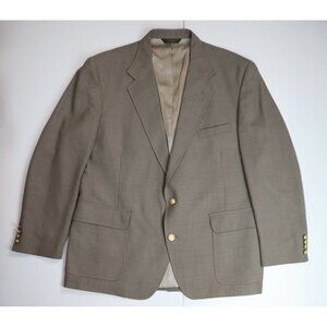 MEN'S BEIGE TAUPE BLAZER JACKET - SUTTER & GRANT - SIZE 46R
